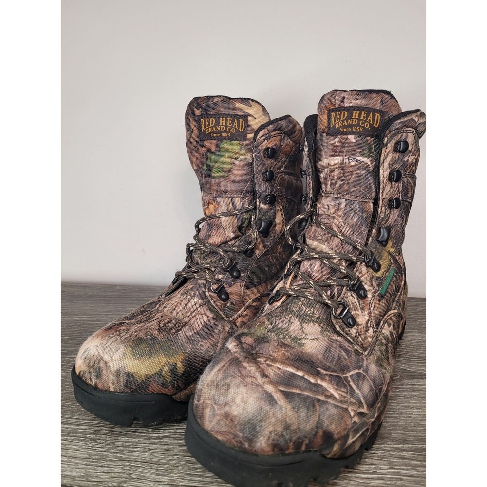 RedHead Mens RealTree Camo Waterproof Hunting Boots 400g Thinsulate 11M 52041425